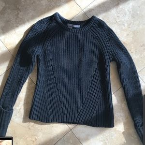 360 Sweater black thick knit sweater size s